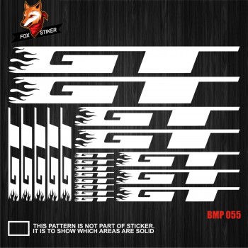 Bicycle Frame Decal Stickers GT-02
